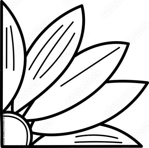 Sunflower Corner Doodle