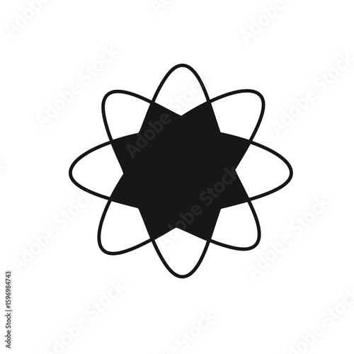 vector illustration of an abstract flower