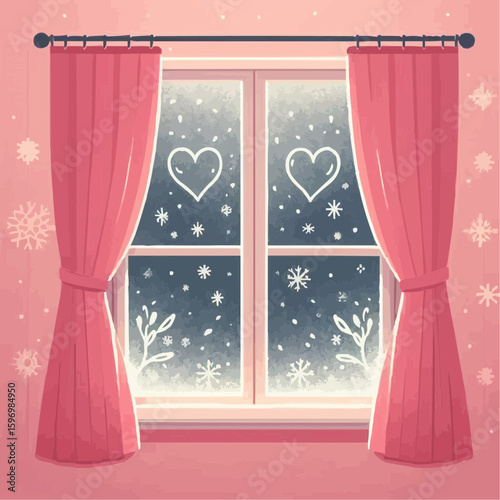 window with curtains