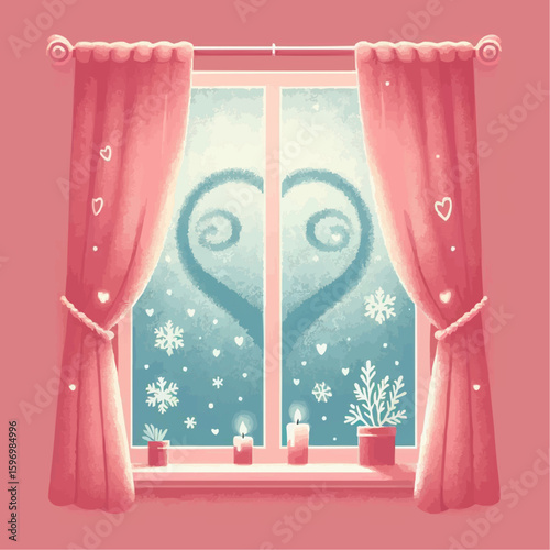 window with curtains