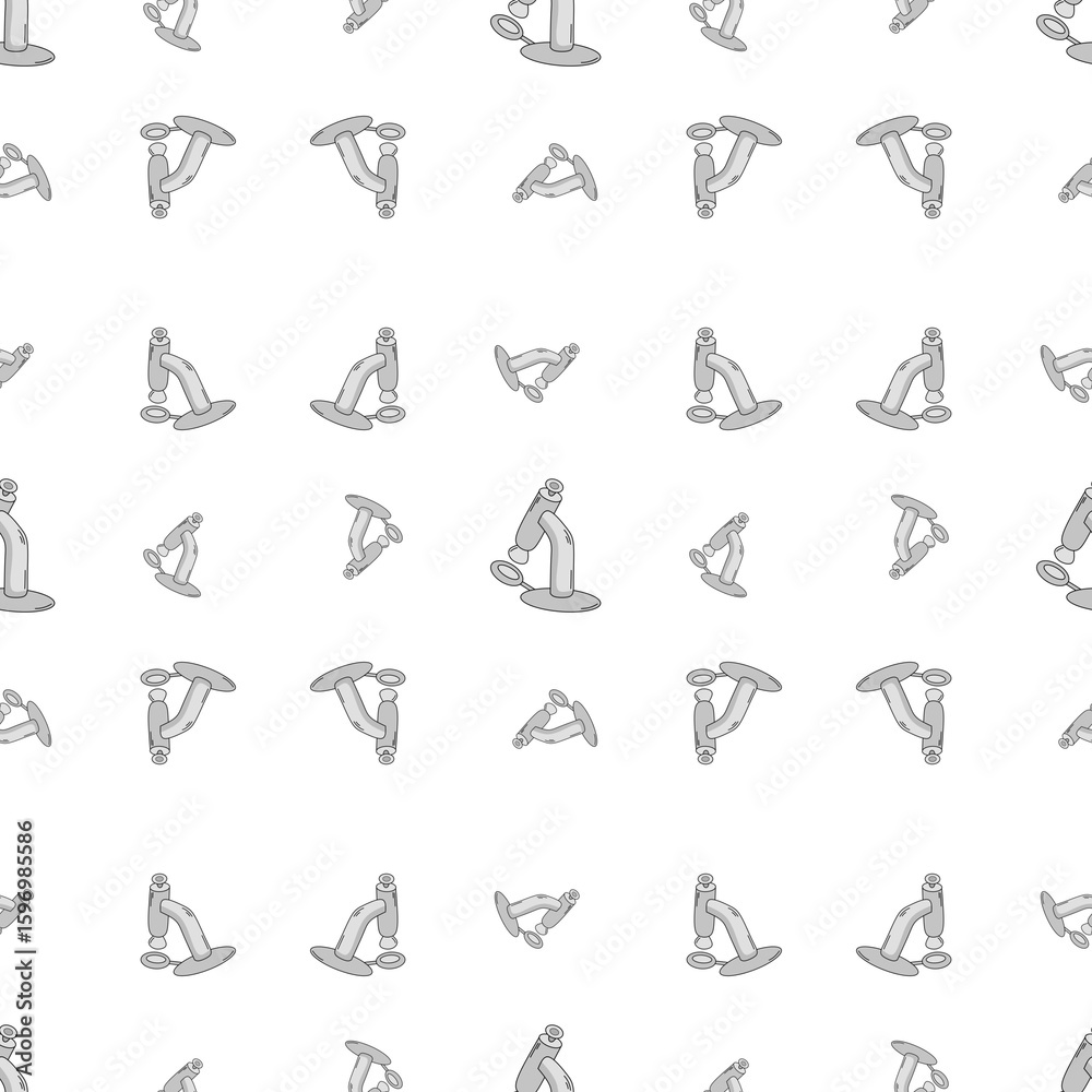seamless pattern with microscope seamless pattern with microscope