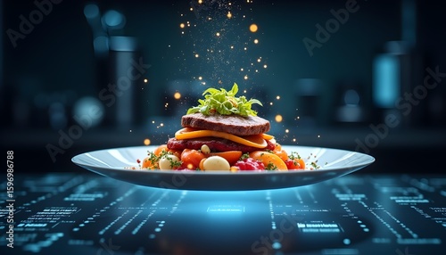 The Symphony of Codes: A Floating Holographic Feast