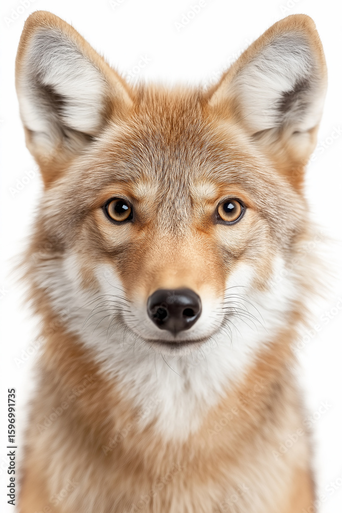 Obraz premium Fox Wildlife Animal in Nature with Fur and Mammal Features and Prominent Ears and Eyes