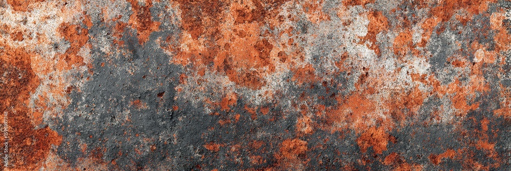 Fototapeta premium Rustic Metal Texture Background with a Rusted Steel Surface