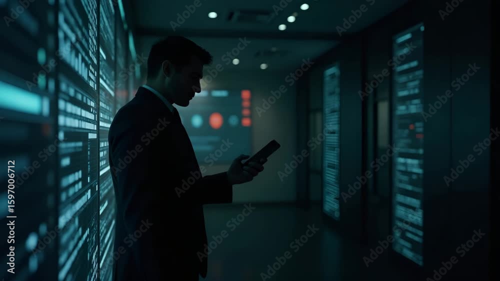 Undercover Espionage: Discreet Information Retrieval and Strategic Counterintelligence for State Security - Photo Stock Concept