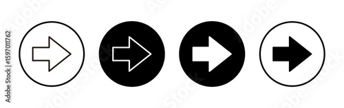 Free Download Arrow icon symbol for apps and websites. Arrow sign and symbol for web design. - GFXLoad