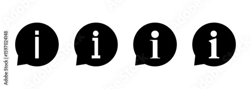 Information sign icon logo design. about us sign and symbol. question mark icon