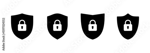 Security icon logo design. protection icon. privacy. vpn