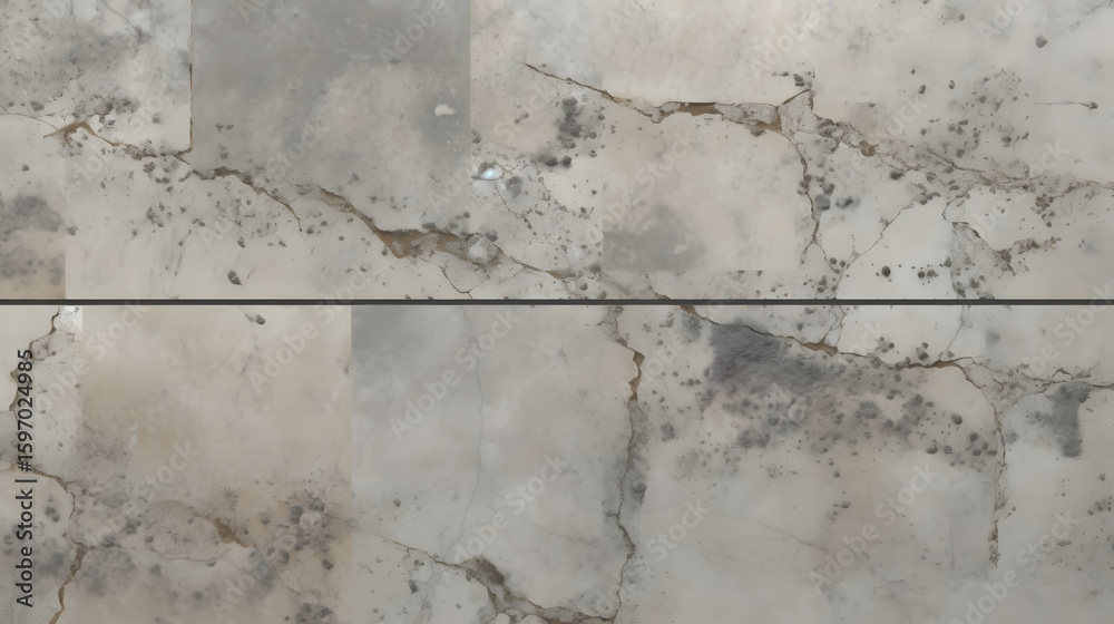 Fototapeta premium Aged concrete surface with cracks and stains
