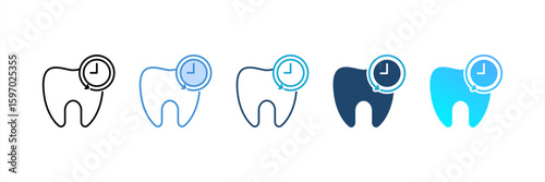 Protect icon set multiple style collection