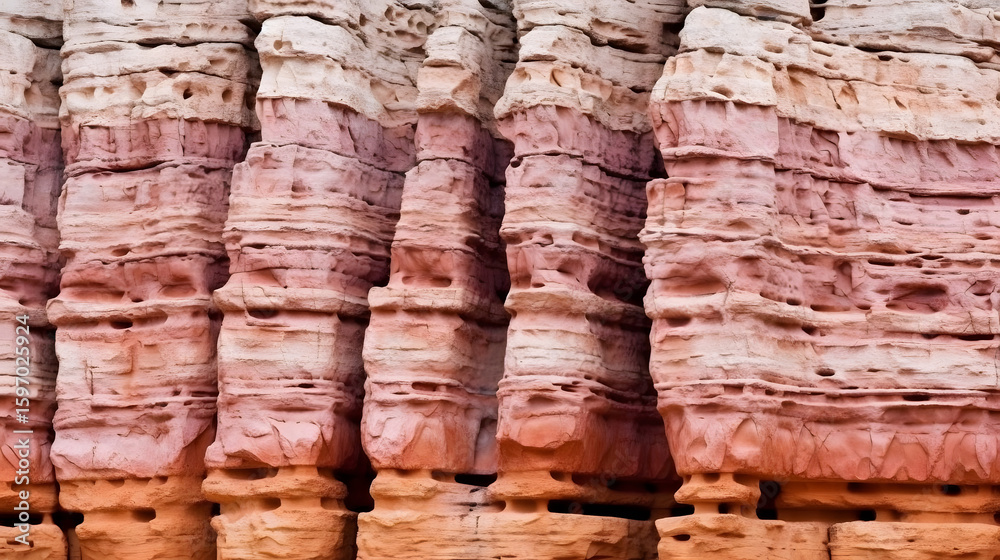 Fototapeta premium Rose-Colored Limestone Texture