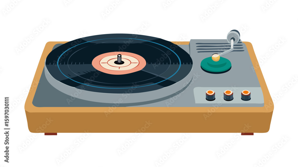 Fototapeta premium record player