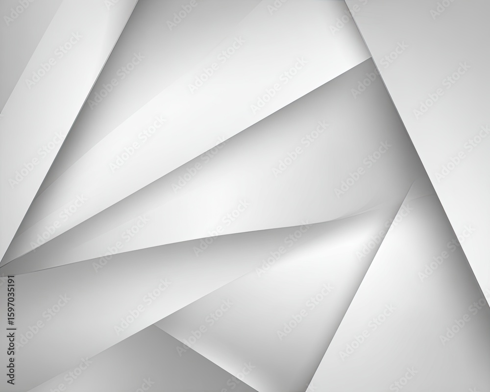 Obraz premium Abstract Geometric Gray White Design Background