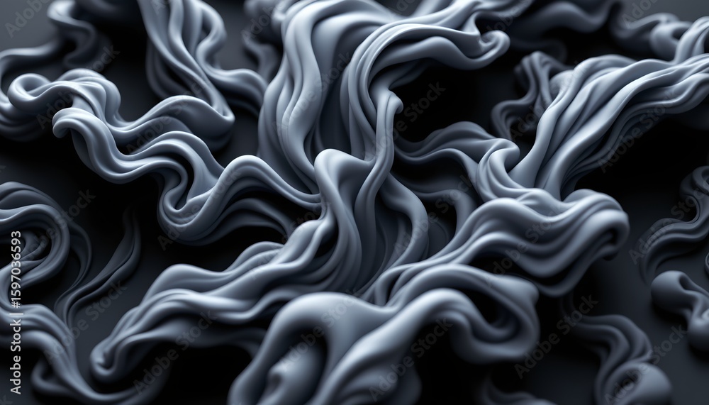 Obraz premium an intricate and detailed abstract pattern composed of numerous swirling lines, creating a sense of movement and complexity