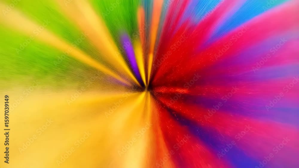 Abstract blue and purple tunnel background with a radial blur effect and bright light points