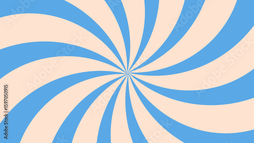 Retro Psychedelic Wavy Background. Colorful Vintage Swirl Abstract Collection