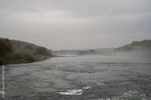 Fototapeta Naklejka Na Ścianę i Meble -  fog on the river