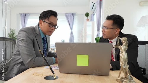 A lawyer or legal professional who works with clients during meetings to discuss legal documents, negotiate contracts, and provide legal services.