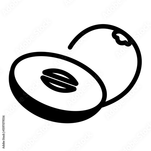 sapodilla icon design