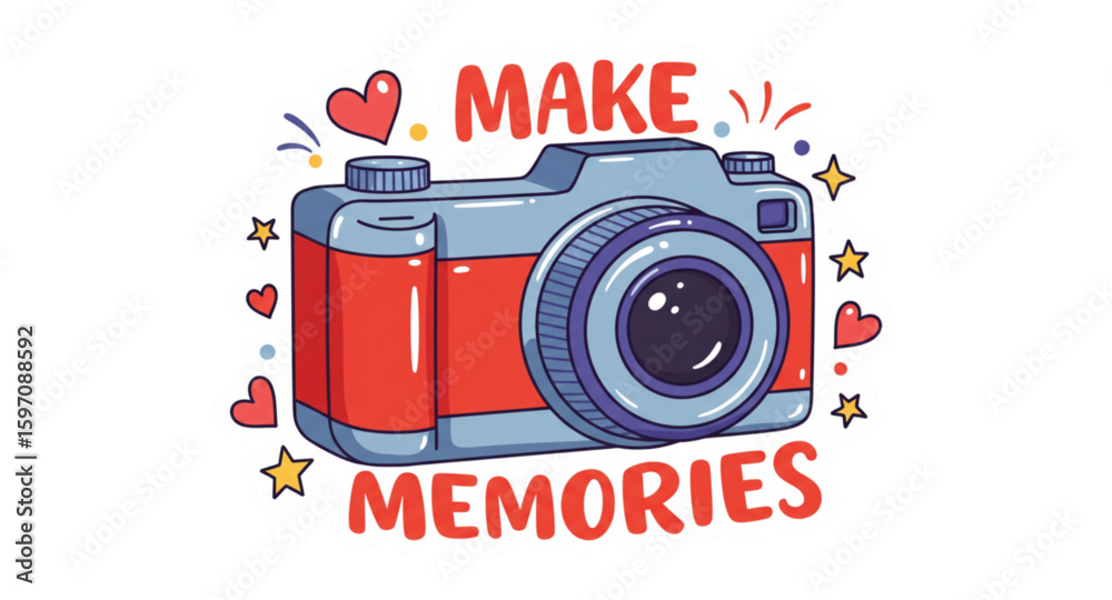 Obraz premium retro camera vector illustration