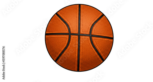 basketball ball isolated on white