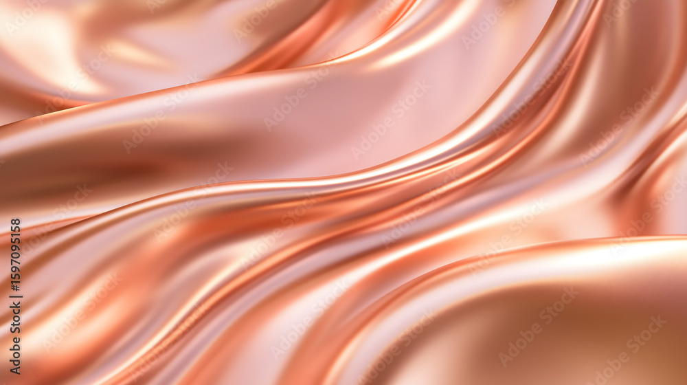 Fototapeta premium Metallic Fluid Background