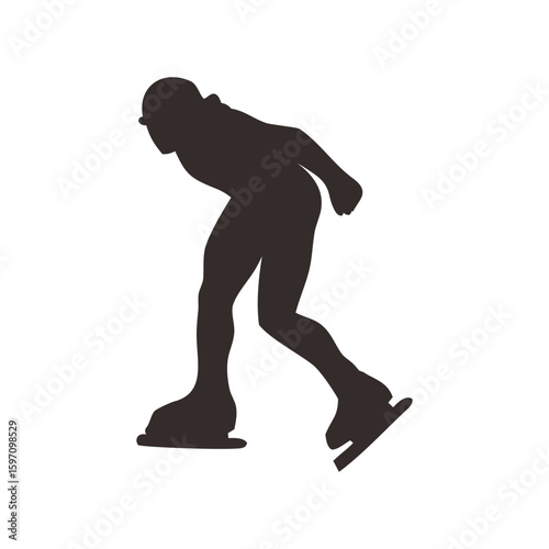 ice skater sihouette 