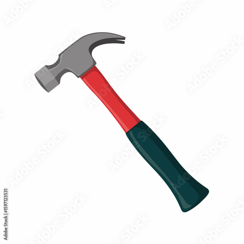 Illustration of a Hand Tool for Home Improvement or Construction Projects in Vector Format