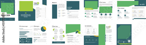 Tech Business Annual Report Brochure