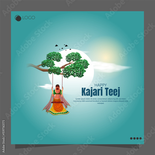 Kajari Teej, also known as Badi Teej, is a Hindu festival celebrated by married women for the well-being of their husbands.