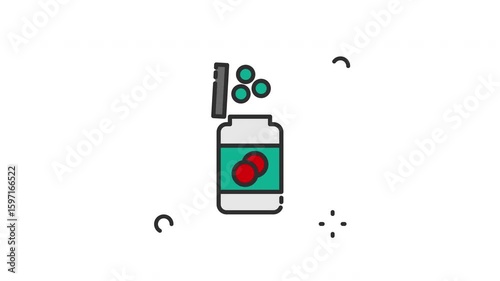 Medicine Animated Icon Alpha channel