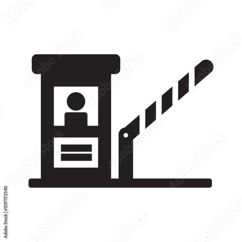 toll booth icon 