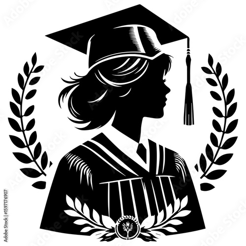 Graduate Silhouette Profile