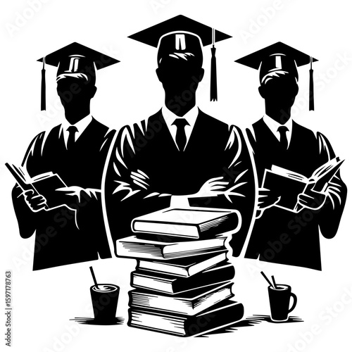 Graduate Silhouette Profile