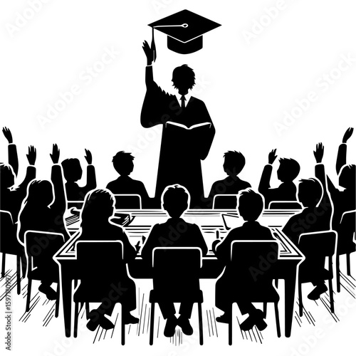 Graduate Silhouette Profile