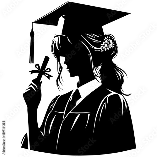 Graduate Silhouette Profile