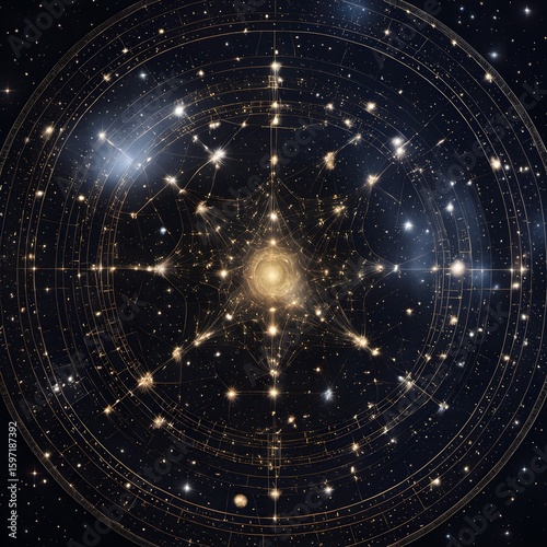 Celestial Chart of Radiant Stars