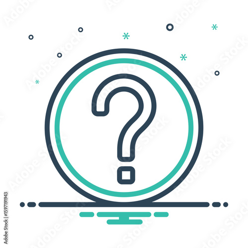Mix icon for question mark