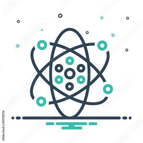 Mix icon for atoms