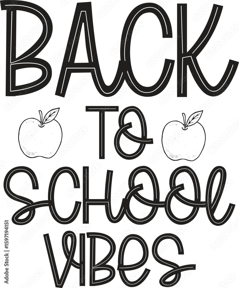 Obraz premium back to school vibes