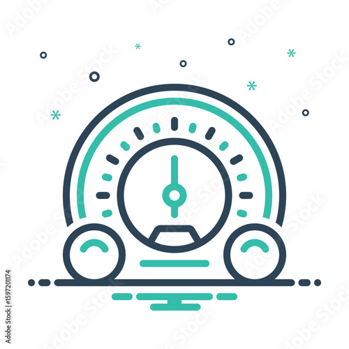 Mix icon for speedometer