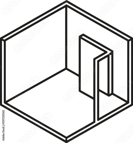 3d surface line illustration
