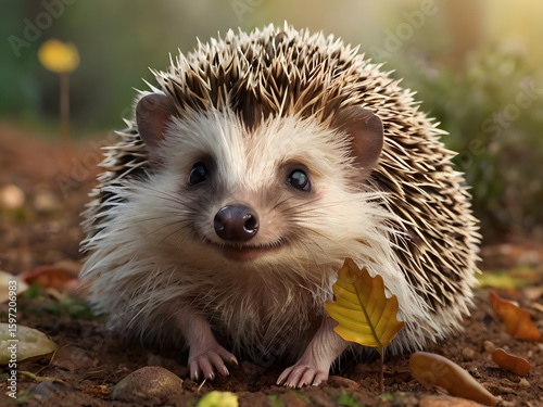 smiley hedgehog