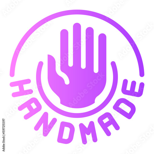 hand made gradient icon