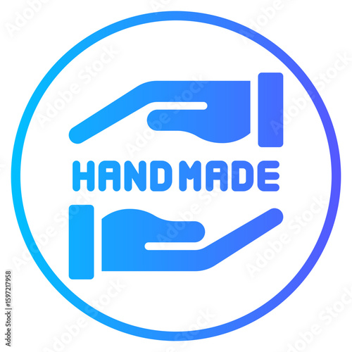 hands and gestures gradient icon