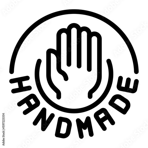 hand made line icon