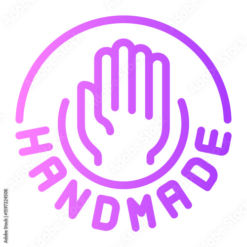 hand made gradient icon
