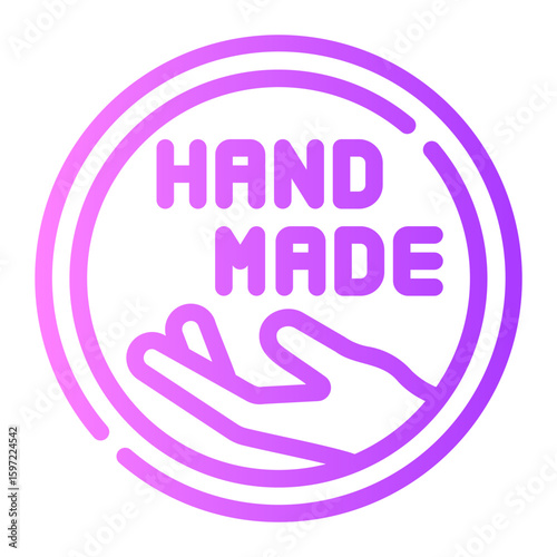 handcraft gradient icon