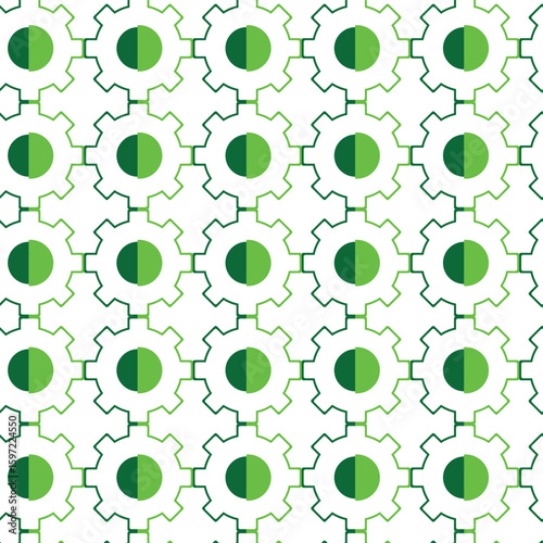 seamless gear pattern, industrial technology background