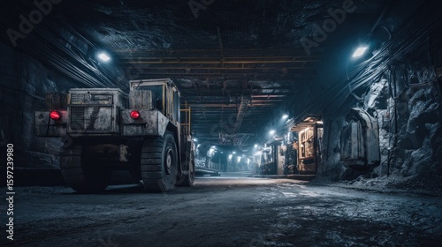Underground mining equipment